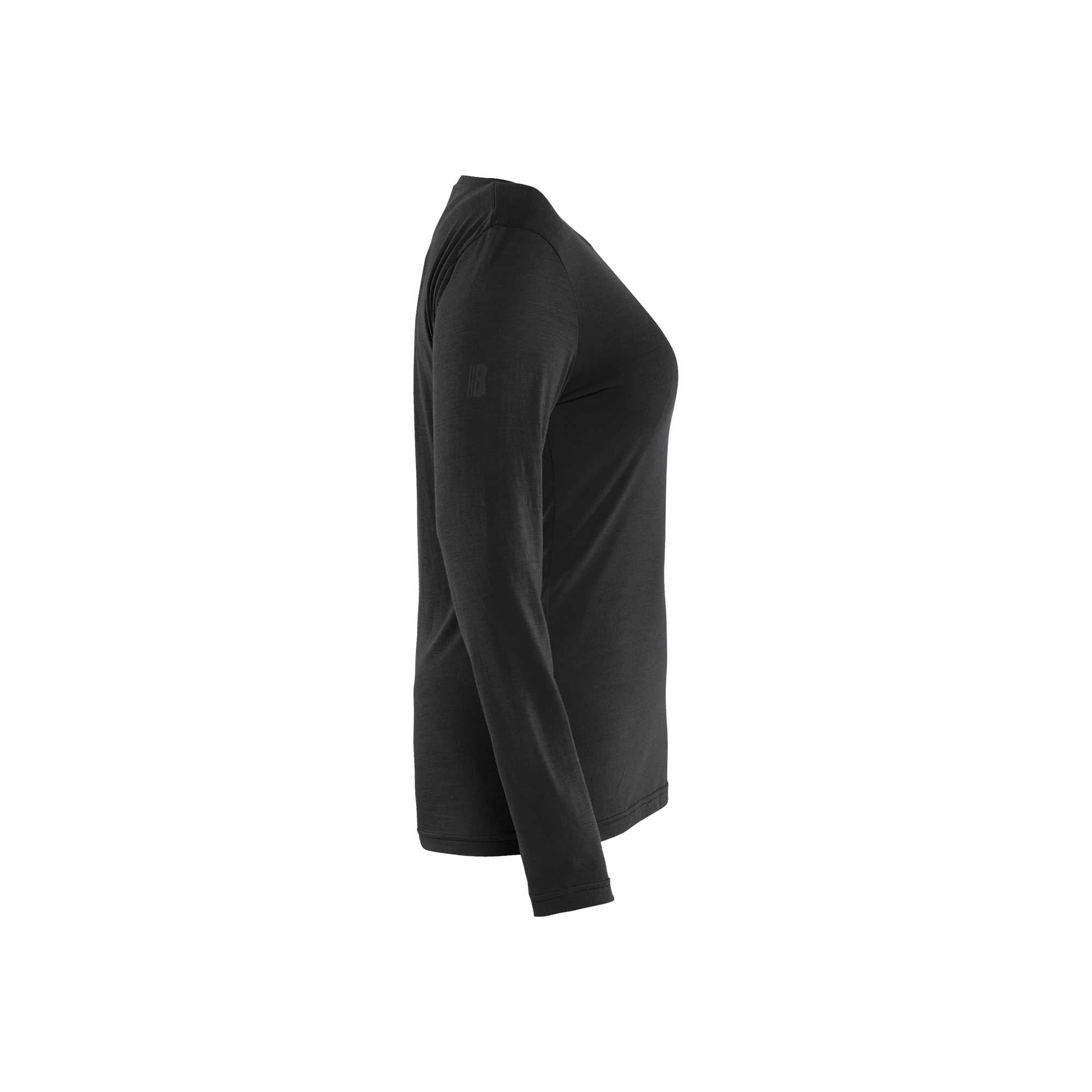 BLAKLADER 35391743 Women's Long Sleeved Merino Wool T Shirt Long Sleeve Work T-Shirt WOMEN - 85% Merino Wool